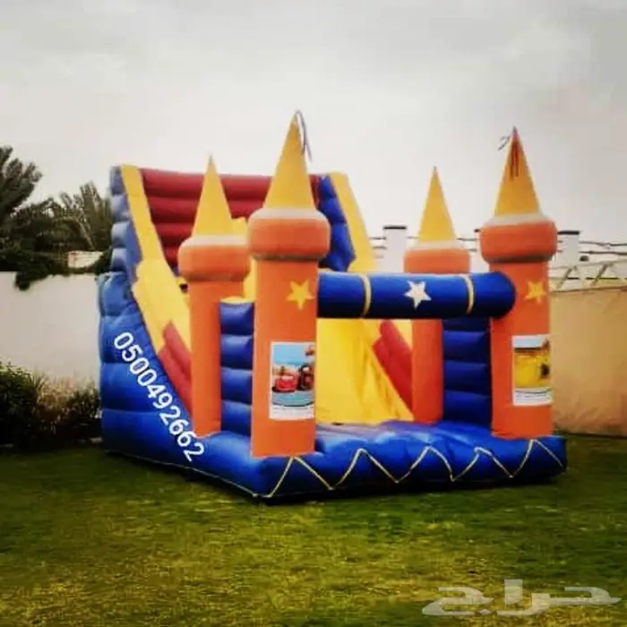زحليقه مائيه ملعب صابوني نطيطات 3