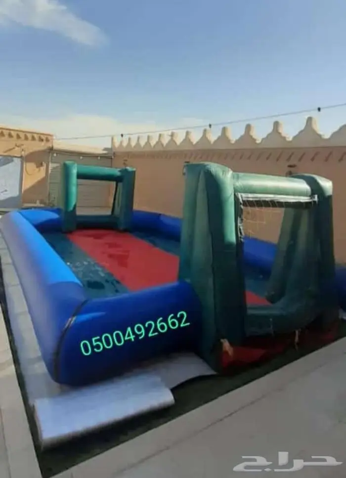 زحليقه مائيه ملعب صابوني نطيطات 1
