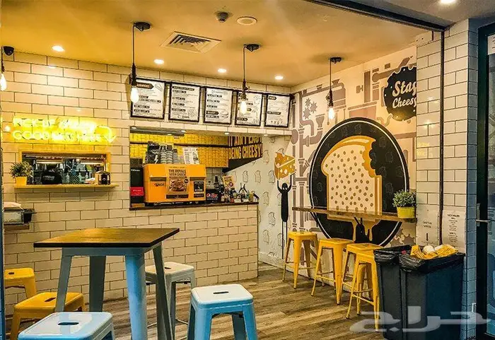 تصميم ديكور مطعم وجبات سريعة 0