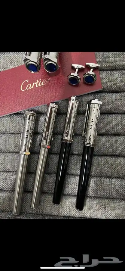 اقلام كارتير ومونت بلانك أقنر 170 قلم وكبك 190 عرض 18