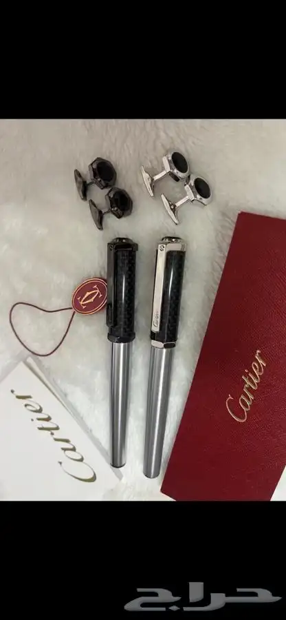 اقلام كارتير ومونت بلانك أقنر 170 قلم وكبك 190 عرض 17