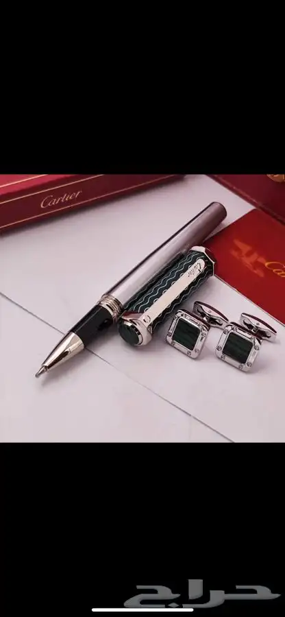 اقلام كارتير ومونت بلانك أقنر 170 قلم وكبك 190 عرض 19