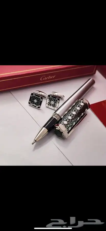 اقلام كارتير ومونت بلانك أقنر 170 قلم وكبك 190 عرض 24