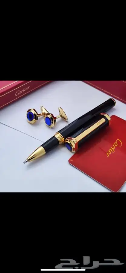 اقلام كارتير ومونت بلانك أقنر 170 قلم وكبك 190 عرض 21