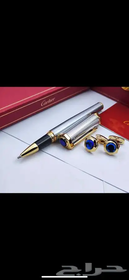 اقلام كارتير ومونت بلانك أقنر 170 قلم وكبك 190 عرض 22