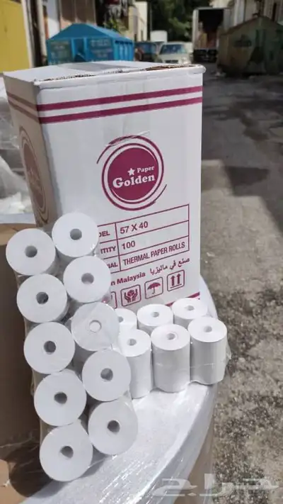 ورق كاشير حرارى ورق مدى طابعات فواتير وباركود 12