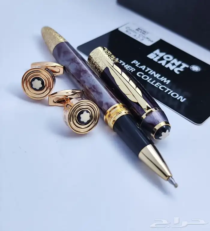 اقلام كارتير ومونت بلانك أقنر 170 قلم وكبك 190 عرض 58