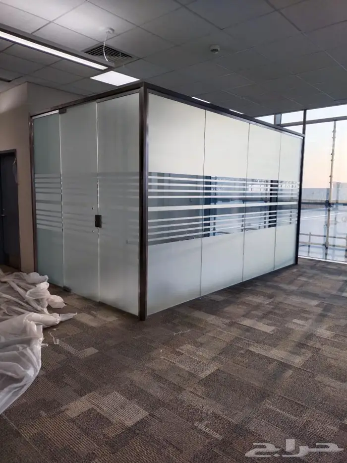 استيكر مثلج او مرمل للمكاتب والمعارض 18