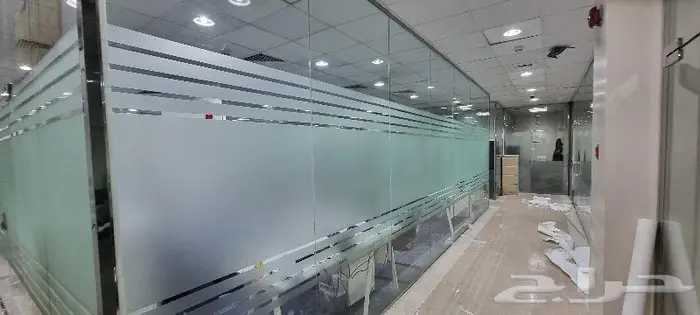 استيكر مثلج او مرمل للمكاتب والمعارض 19