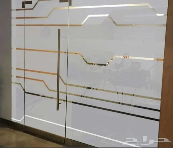 استيكر مثلج او مرمل للمكاتب والمعارض 13