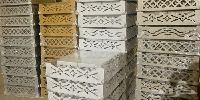 طاولة ارضية قهوة او مجلس خشبي خماسي 16