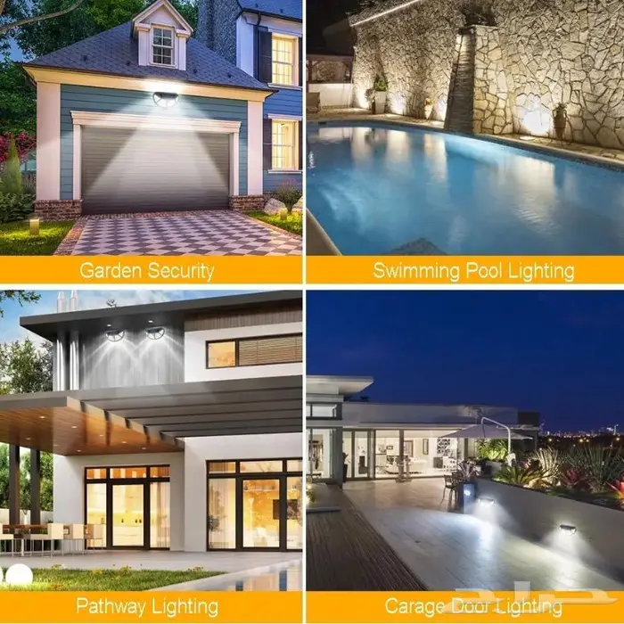 مصابيح جداري طاقة الشمسية مستشعر 1