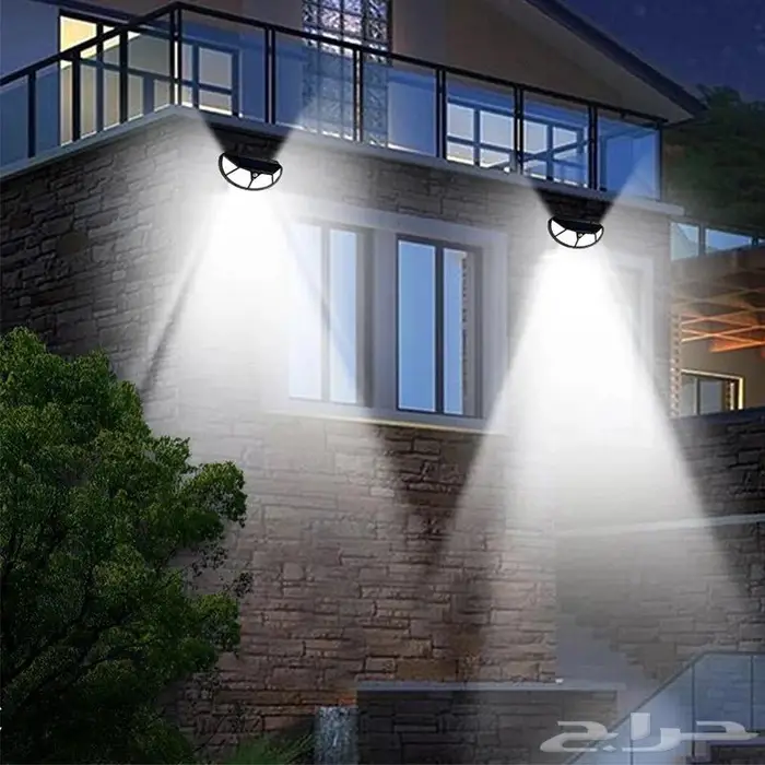 مصابيح جداري طاقة الشمسية مستشعر 3