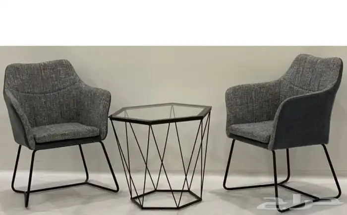 طاولات اطقم مع كرسيين وفي مع 4 كرسي وتس فقط 0