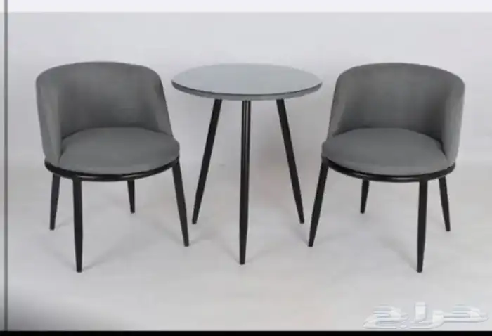 طاولات اطقم مع كرسيين وفي مع 4 كرسي وتس فقط 5