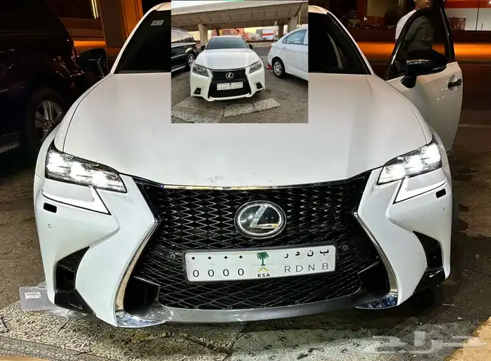 ترهيم واجهية Gs350 f من موديل 2015 الى 2018 ثلاث عدسات 1