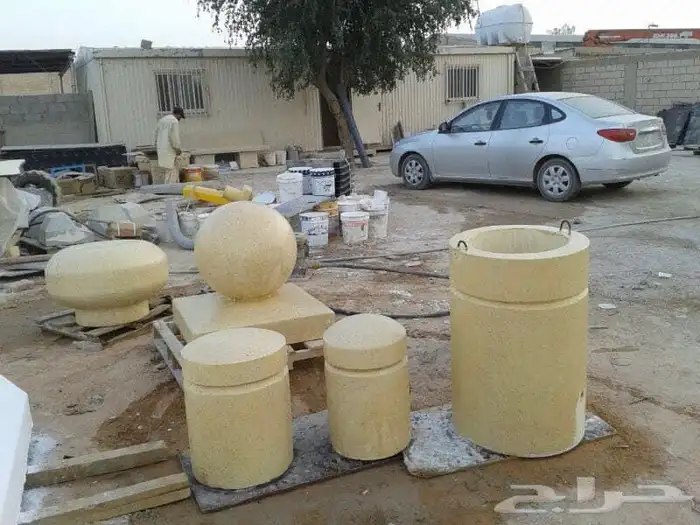 حواجز خرسانية - سفتي - مصدات خرسانية - كراسي الحدائق 22