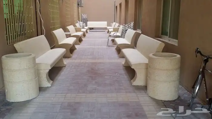 حواجز خرسانية - سفتي - مصدات خرسانية - كراسي الحدائق 26