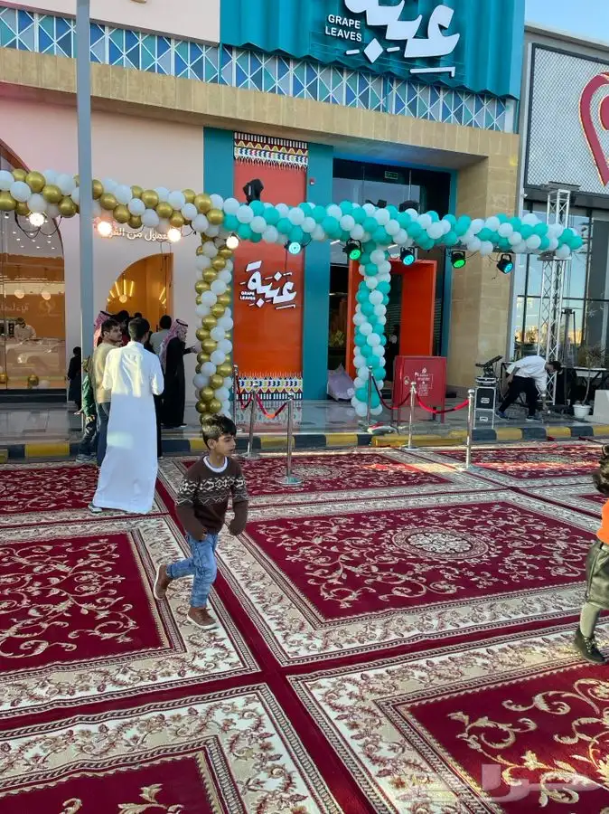 تجهيز حفلات افتتاحيه معارض مؤتمرات تراس قوس بالون منافيخ را 4