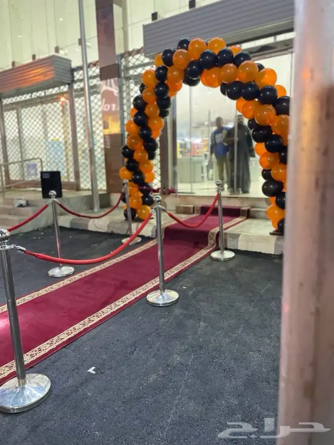 تجهيز حفلات افتتاحيه معارض مؤتمرات تراس قوس بالون منافيخ را 3