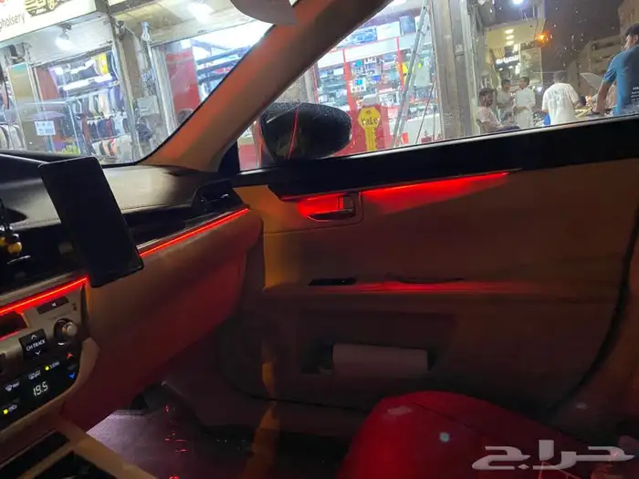 تركيب ليد داخلي على سيارة لكزز es350 6