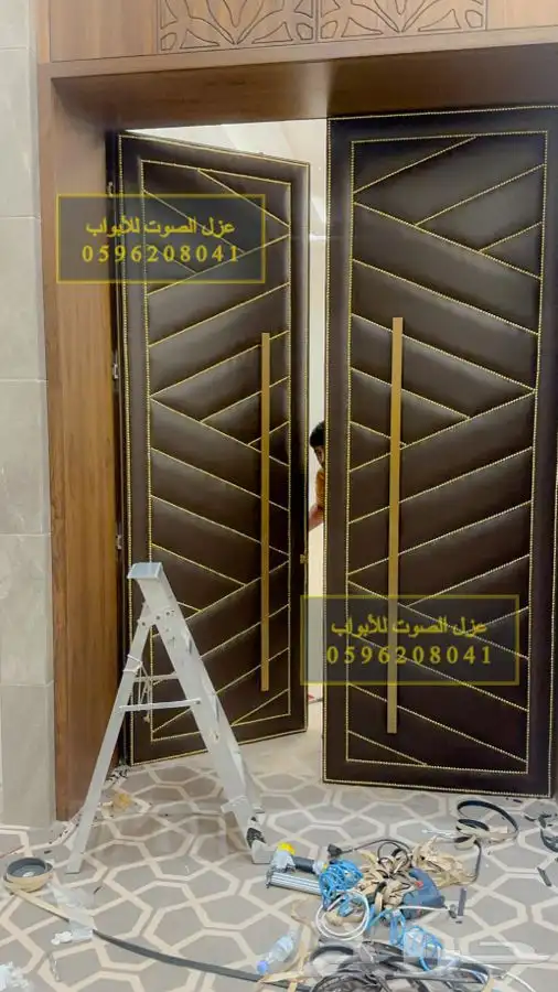 عزل باب ابواب عزل الصوت للأبواب في الرياض 6