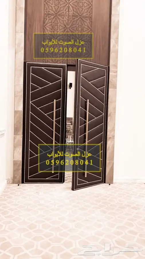 عزل باب ابواب عزل الصوت للأبواب في الرياض 4