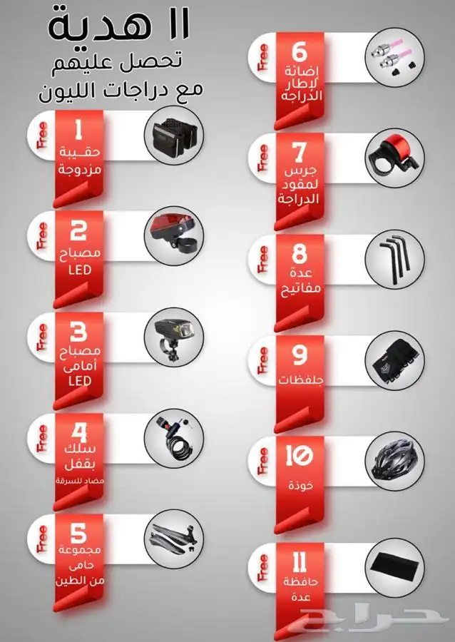 دراجات قابله للطي مع الاكسسوارات 4