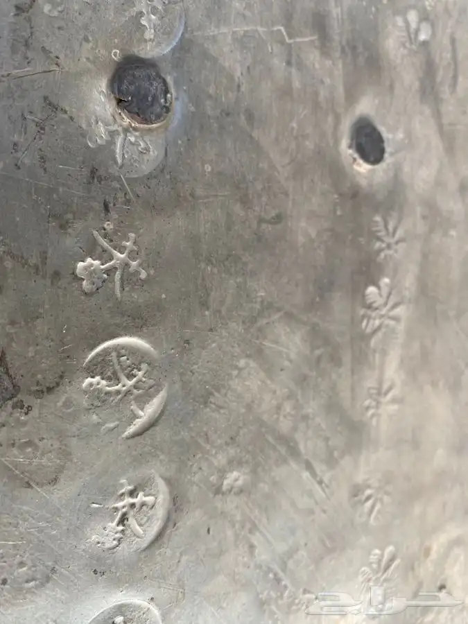 صواني تراثية نادره وقدور حجري ونحاس قديمة 9