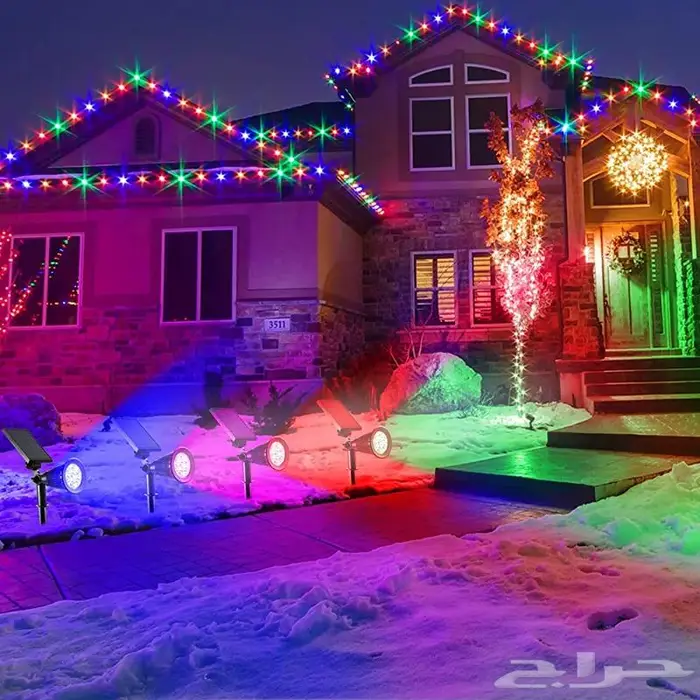 لمبة حديقه ومزارع وبيوت سبعه الوان طاقة شمسيه 4