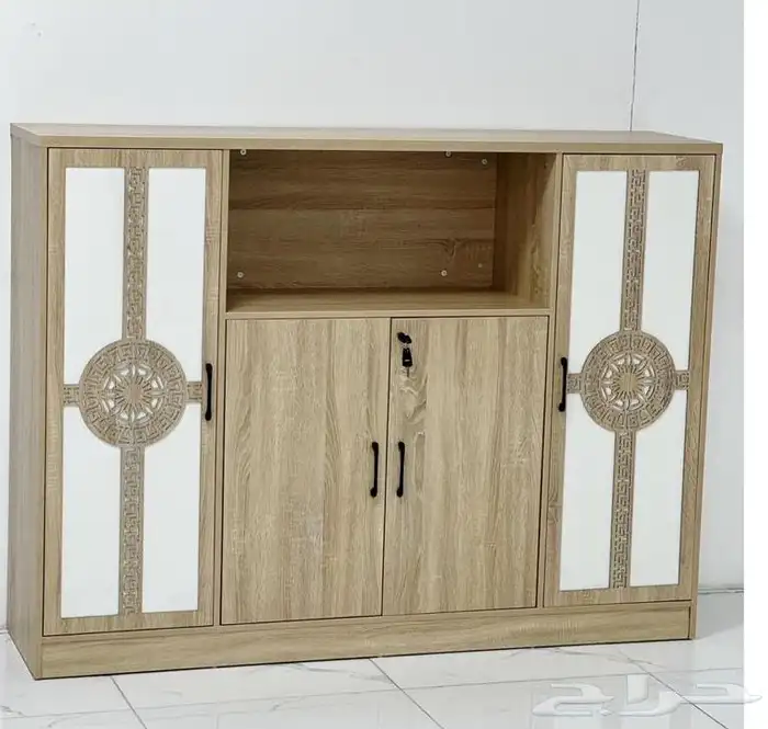 مكاتب إدارية خشب جديد بالكرتون طقم وبالحبة 2