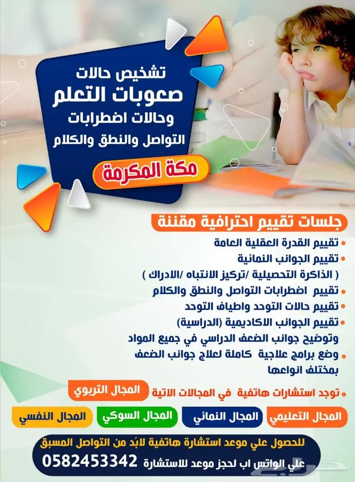 معلم خاص صعوبات التعلم وتأسيس المبتدئين مكة 0