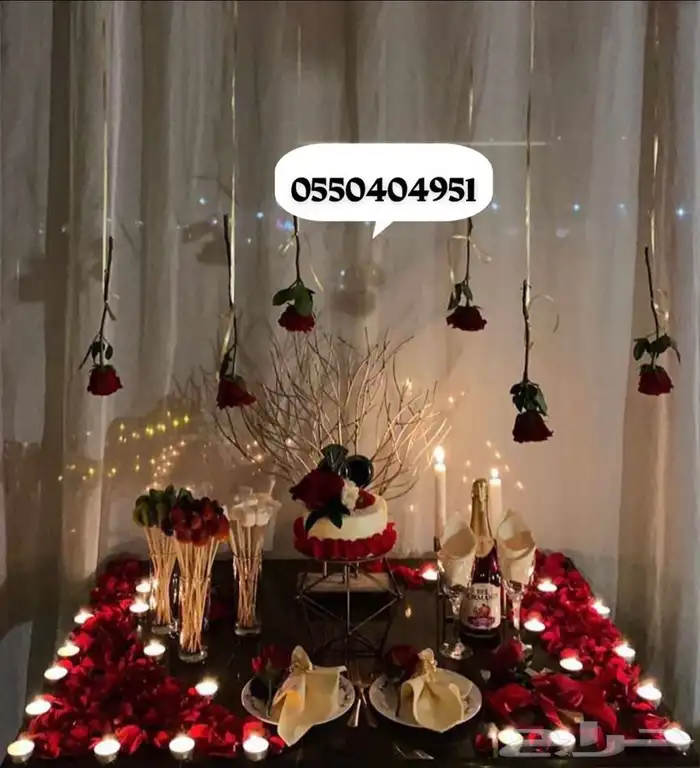 تنسيق ذكرى زواج وتجهيز غرف عرسان 11