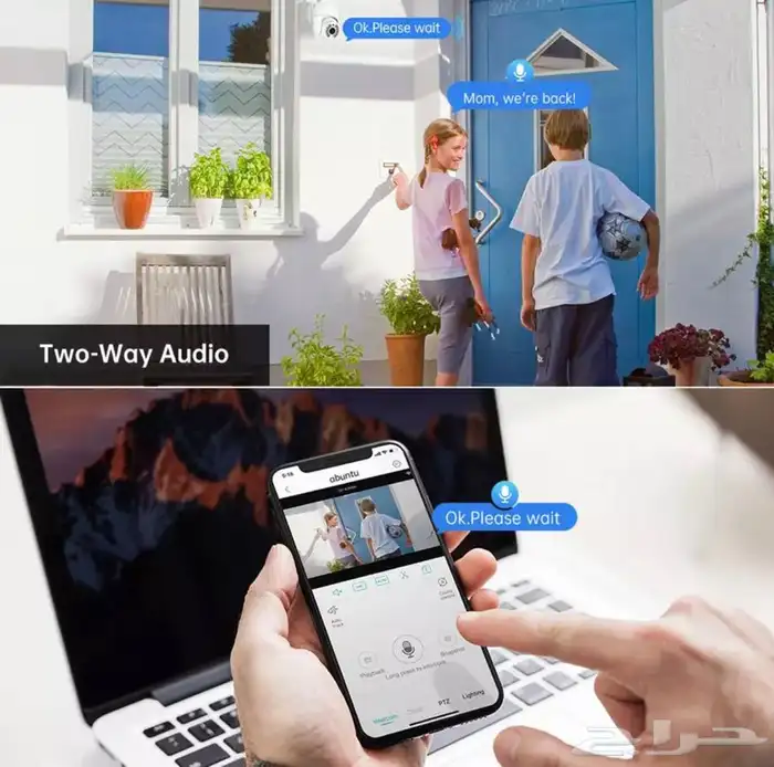 كاميرا مراقبة ذكية خارجية واي فاي (4 ميقا بكسل) 3