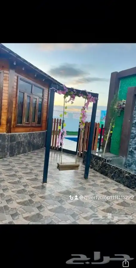 شاليه سن رايز للإيجار اليومي الطايف الواصليه 4