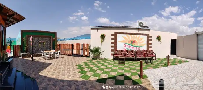 شاليه سن رايز للإيجار اليومي الطايف الواصليه 2