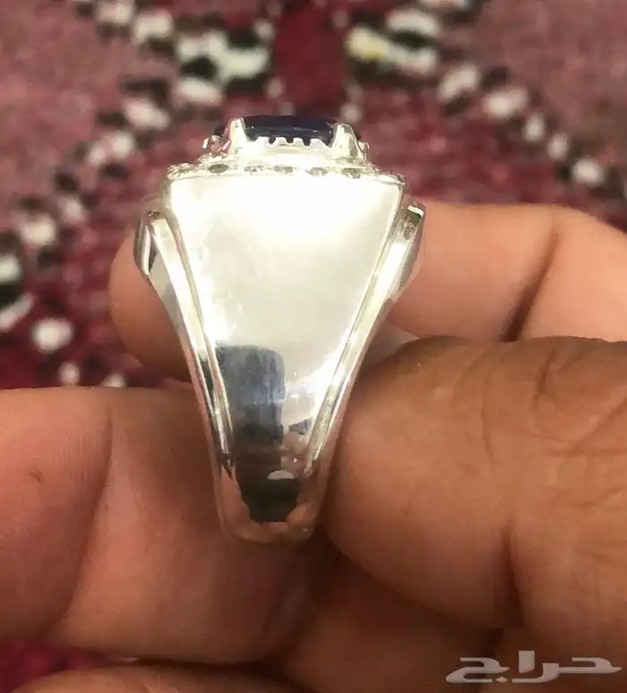خاتم زفير بورمي مرصع بالالماس 4