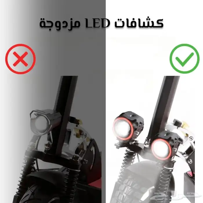 سكوتر كهربائي للكبار برو 48V 500W قابل للطي موديل 2023 3