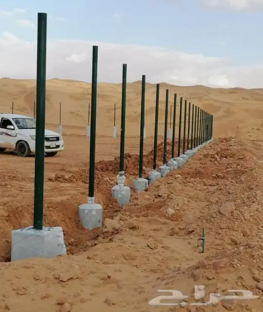 مقاول سياجات حديد شبوك زراعيه مستودعات 7