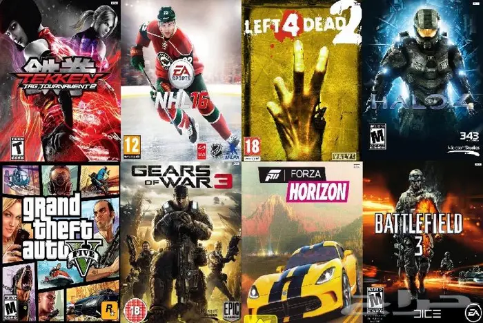 جهاز اكس بوكس 360 مهكر مع باقة العاب رائعة 99