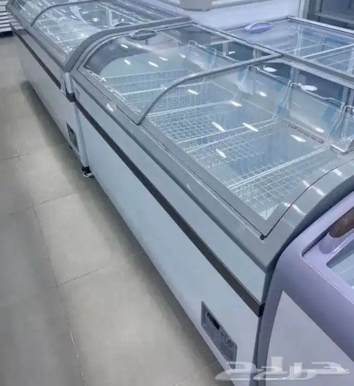 فريزرات (BANCOOL) مقوس سحاب أفقي زجاج أحجام مختلفة 15