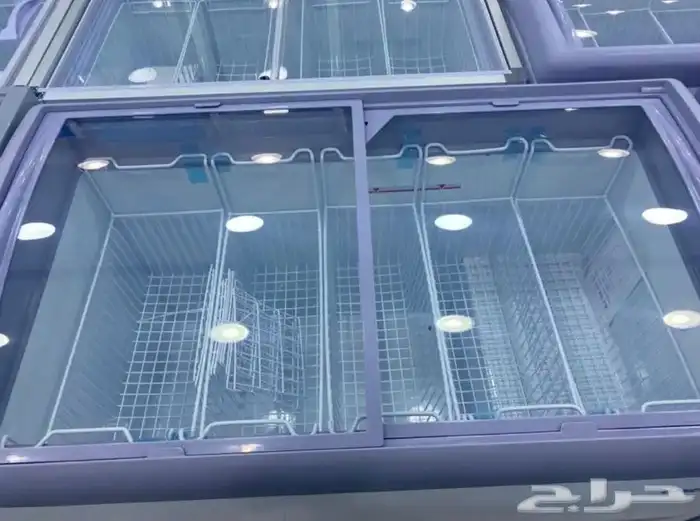 فريزرات (BANCOOL) مقوس سحاب أفقي زجاج أحجام مختلفة 7