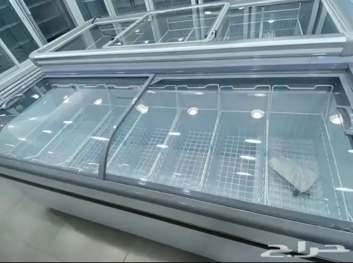 فريزرات (BANCOOL) مقوس سحاب أفقي زجاج أحجام مختلفة 13