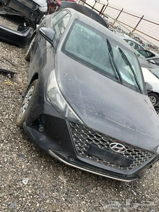 هونداي اكسنت 2022 مصدومه قطع غيار 0