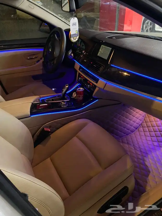 انوار داخليه على سيارة بي ام 2017 4