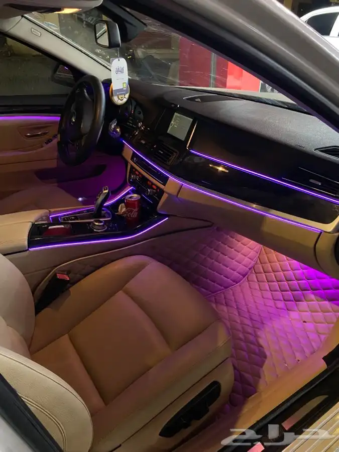 انوار داخليه على سيارة بي ام 2017 5