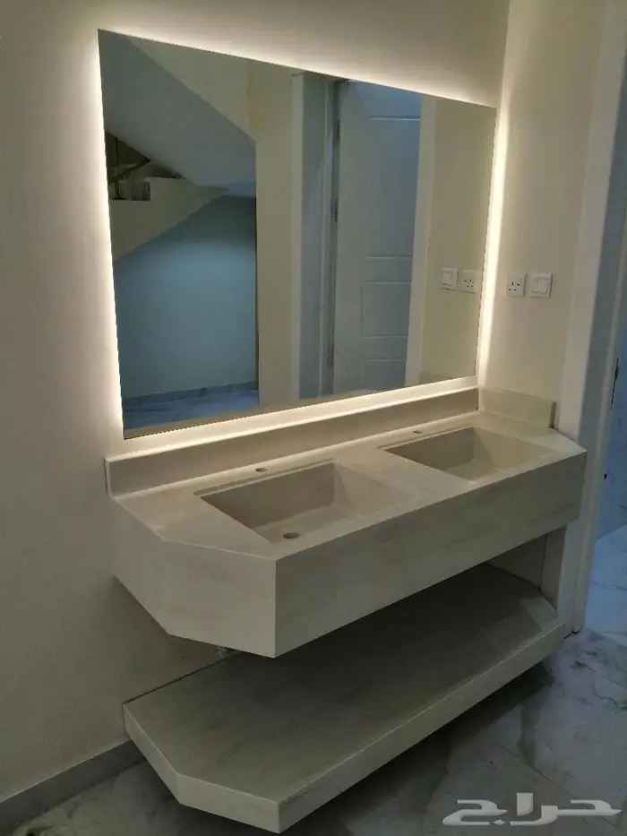 مغاسل رخام صناعي و طبيعي و كاونترات و اسطح مطابخ 12