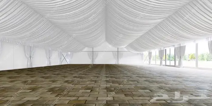 خيام اوربية بواجهات شفاف للايجار بجدة 4