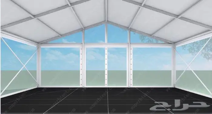 خيام اوربية بواجهات شفاف للايجار بجدة 7