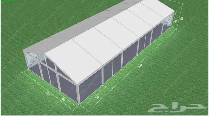 خيام اوربية بواجهات شفاف للايجار بجدة 6